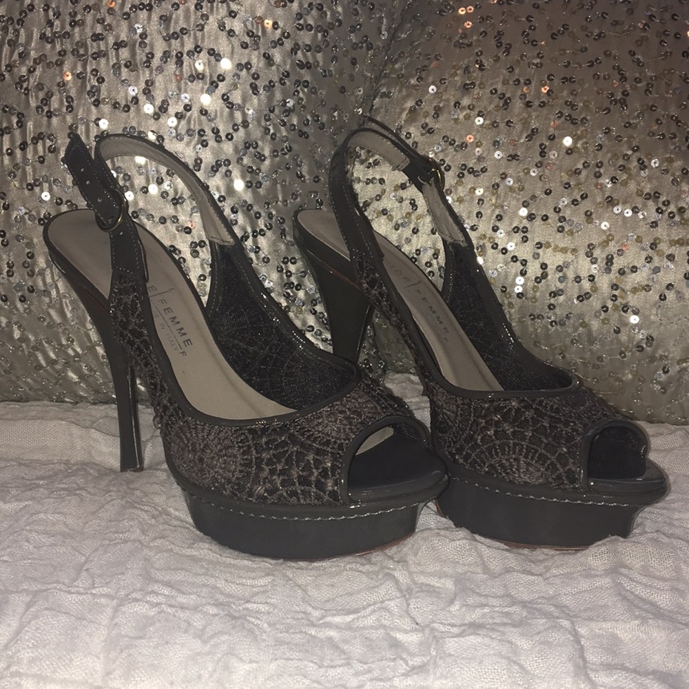 3 For $25 Latitude Femme Slingback Stilettos